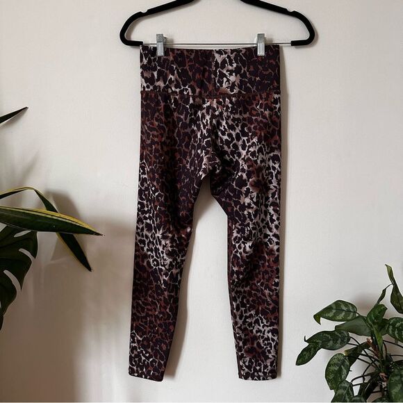 Veronica Beard Vilena Leopard Print Leggings Size S - Picture 3 of 5